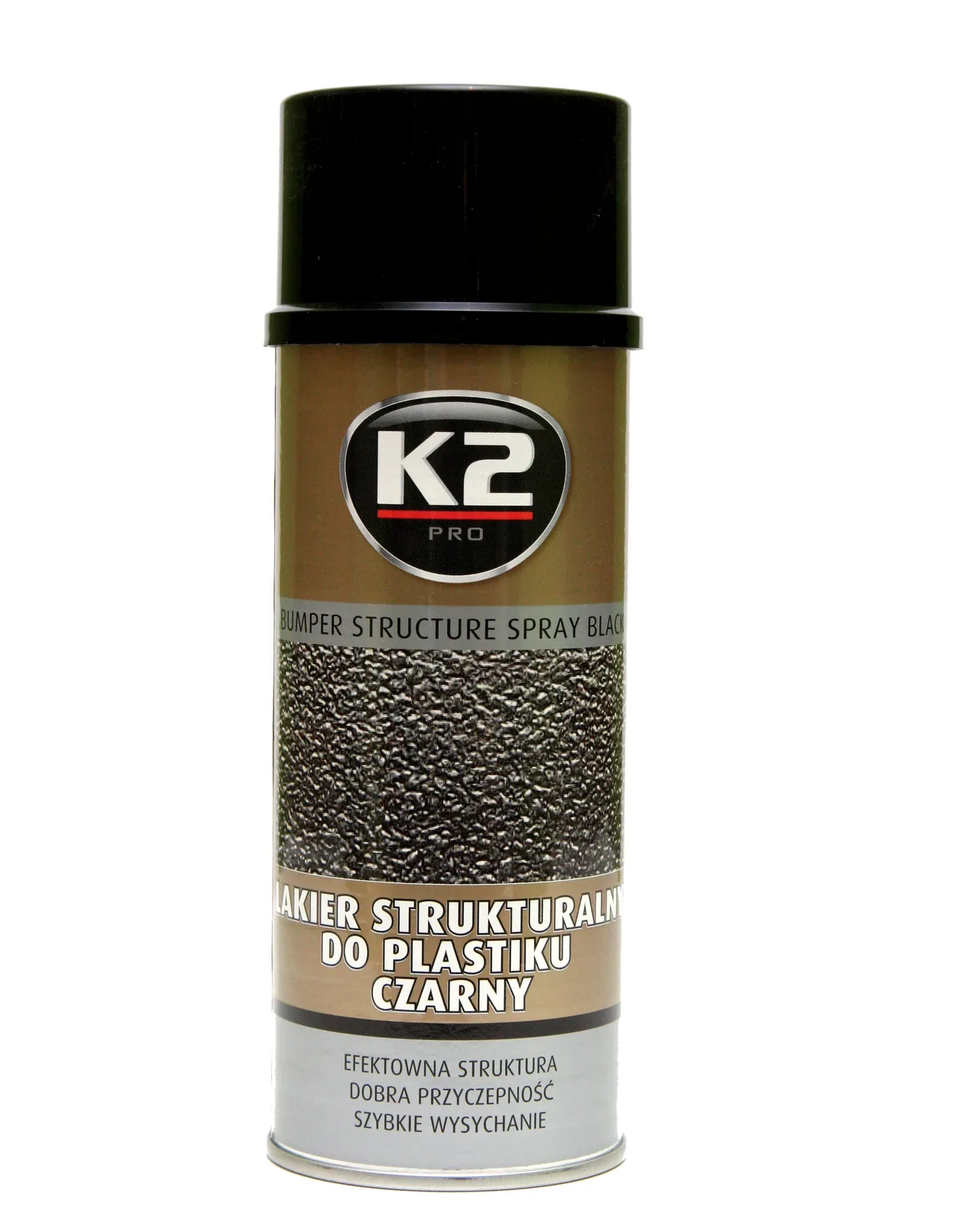 Vopsea spray bara protectie negru texturat 400 ml K2 BUMPER SPRAY L345, imagine produs