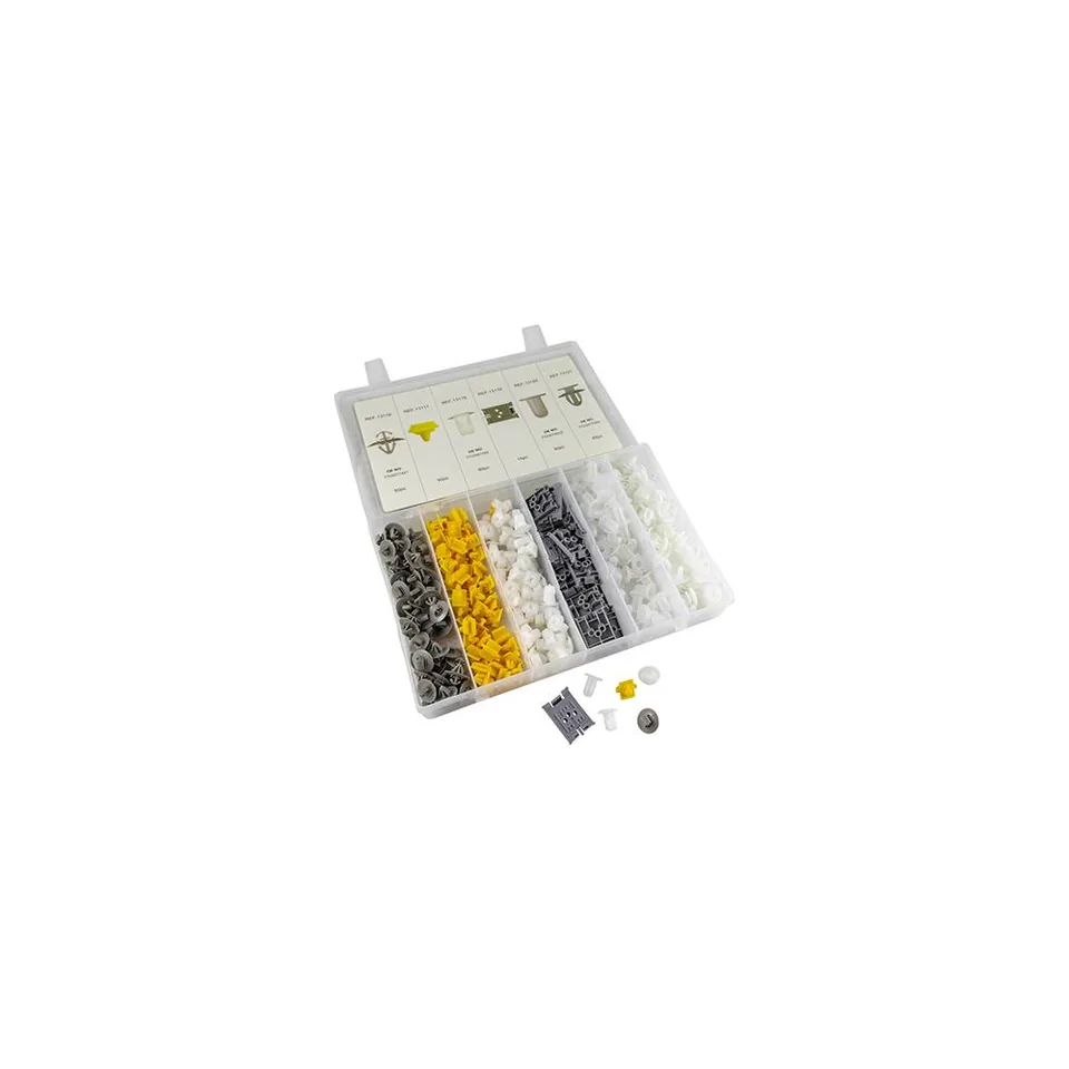 Clipsuri auto plastic 300 bucati JBM, imagine produs