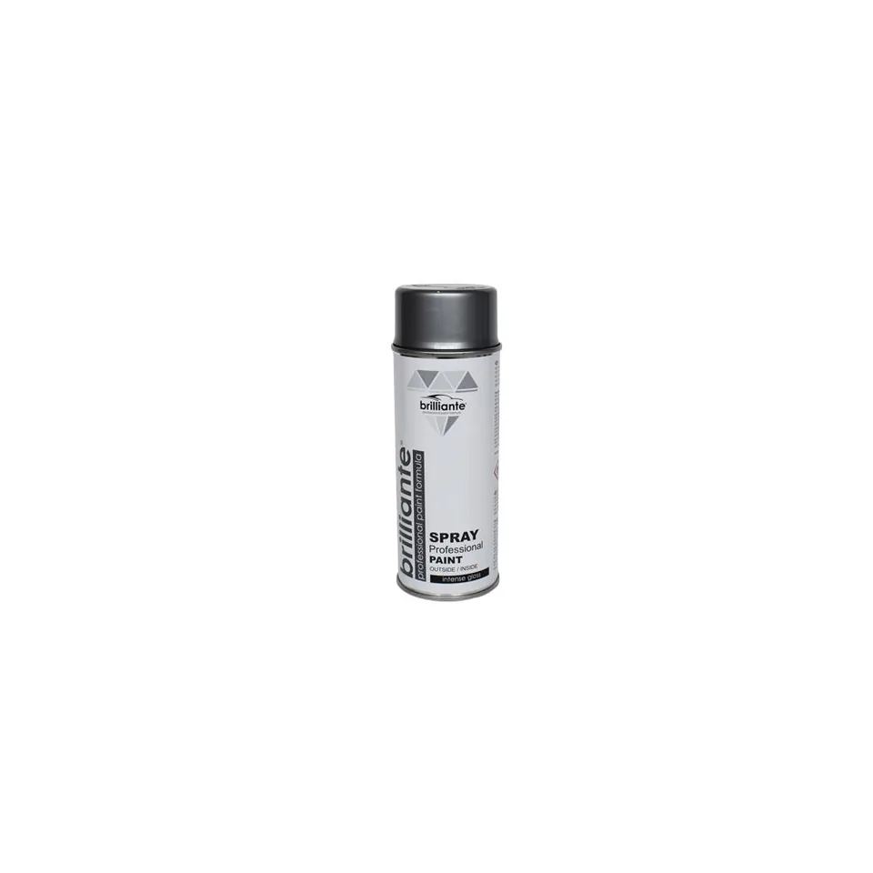 Vopsea spray argintiu RAL 9006 Brilliante 400ml, imagine produs
