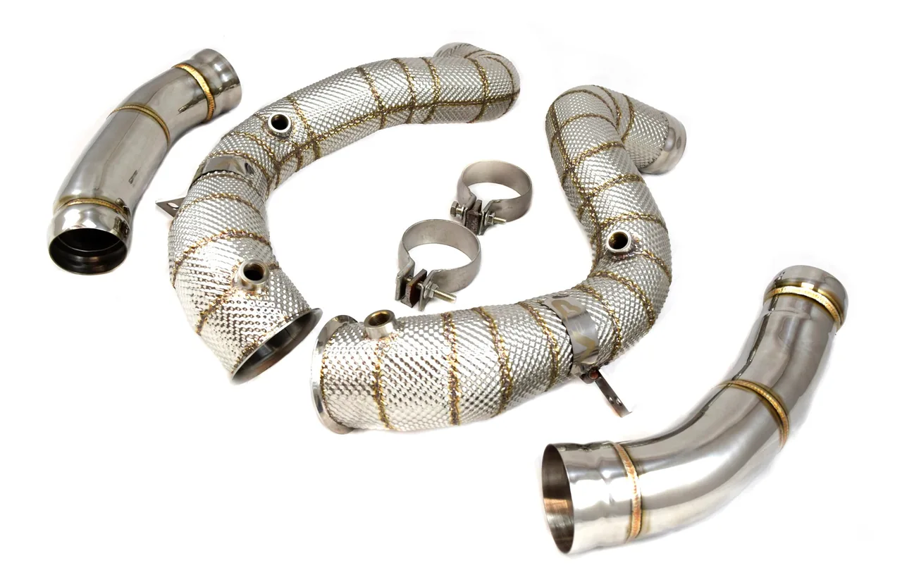 Downpipes catless compatibil cu Mercedes-Benz W205 C63 C63s AMG M177, imagine produs