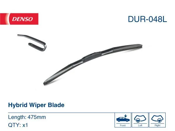 Lamela stergator parbriz Denso 475 mm DUR048L, imagine produs