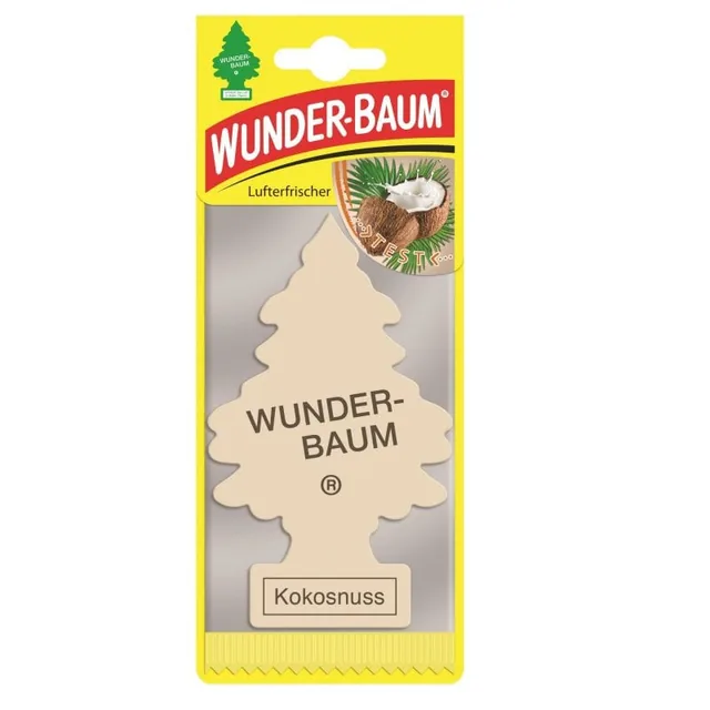 Bradut auto Wunderbaum Kokosnuss 5 gr 7004, imagine produs