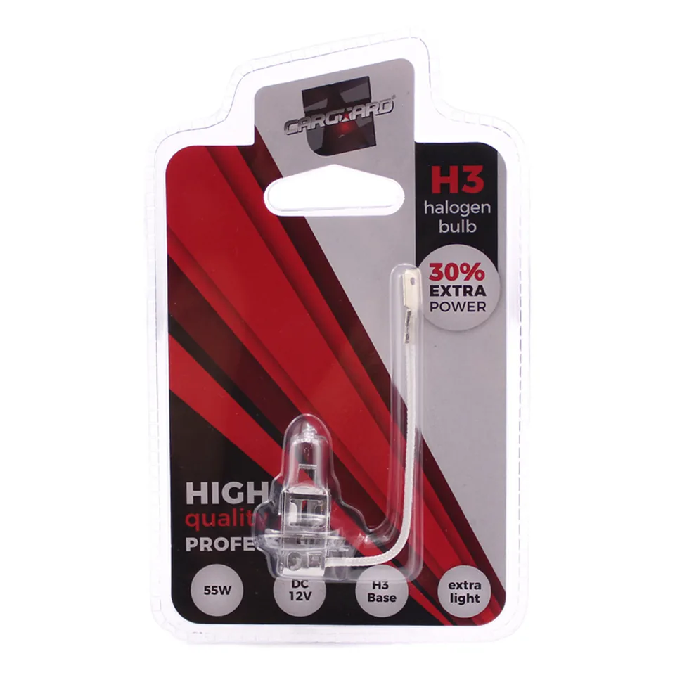 Bec H3 halogen 12V 55W Carguard Plus 30, imagine produs