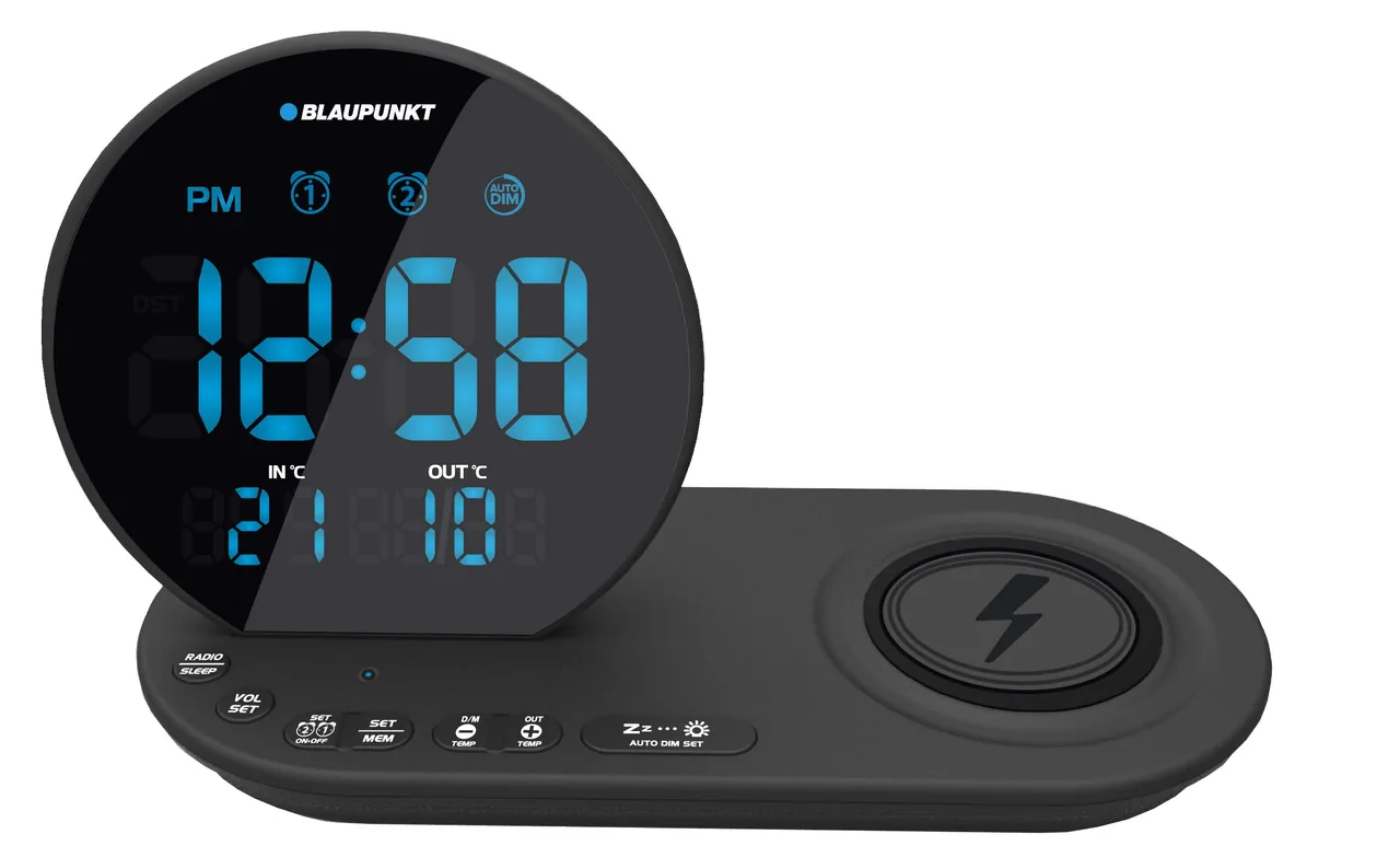 Radio cu ceas Blaupunkt CR85BK Charge, imagine produs