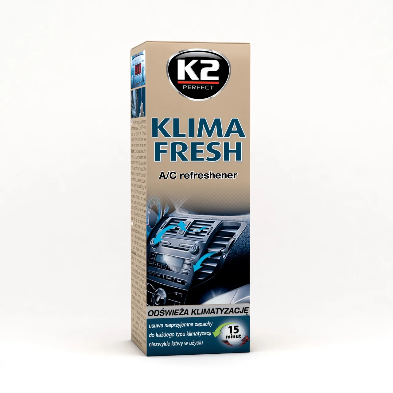 Spray igienizare ac auto K2 KLIMA FRESH 150 ml, imagine produs
