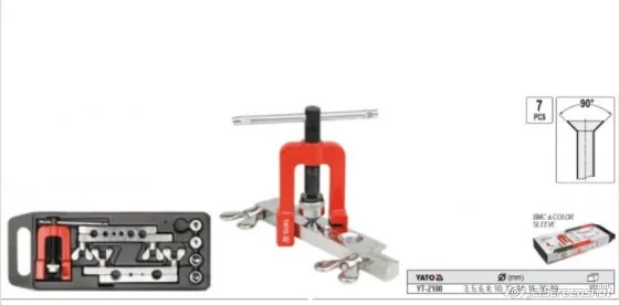 Set pentru mansonarea tevilor Yato YT2180, imagine produs