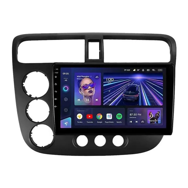 Navigatie auto android Teyes CC3 pentru Honda Civic 7 (2001-2005) - Android, 4GB RAM, 9 Inch, imagine produs