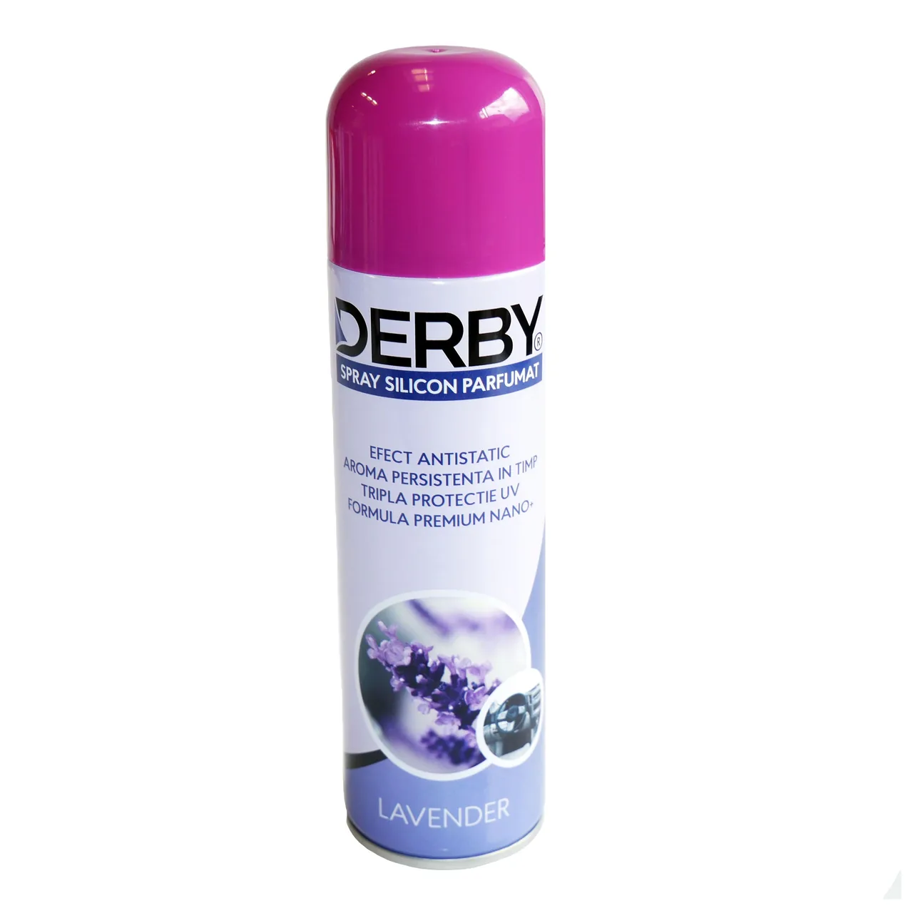 Spray silicon bord DERBY parfumat Lavanda 220 ml 0.220 L, imagine produs