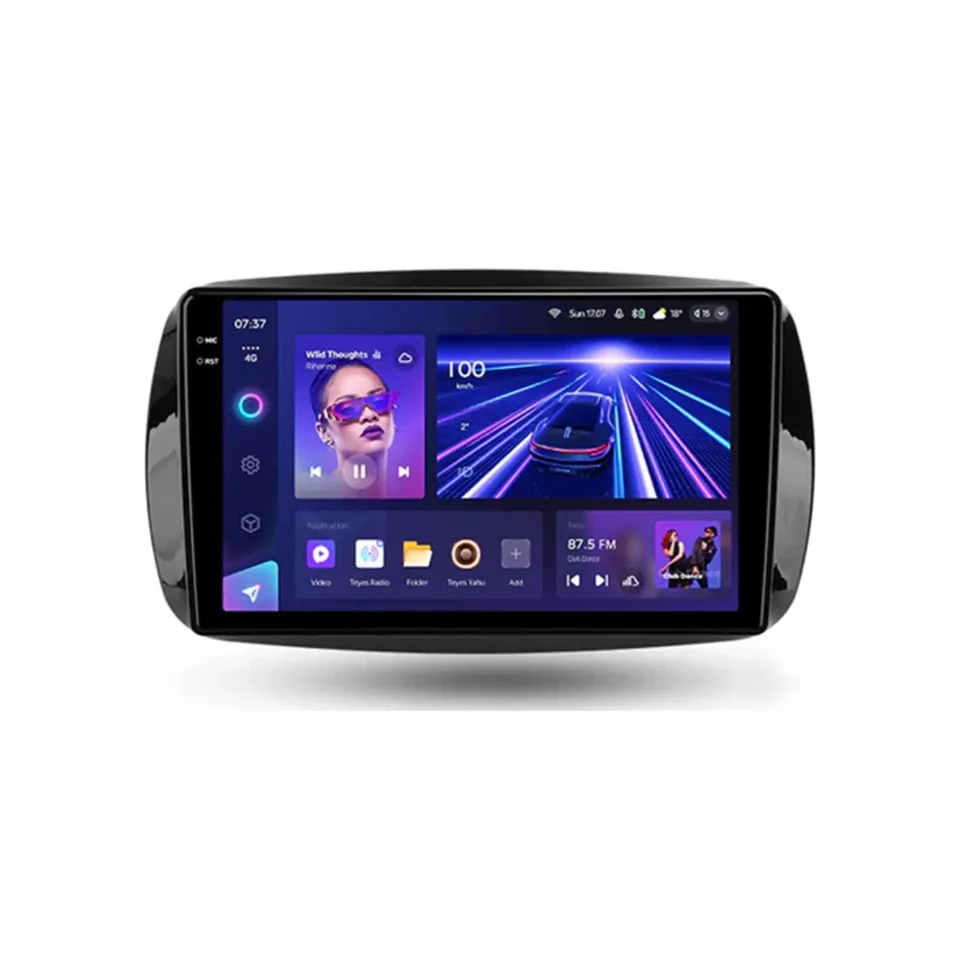 Navigatie auto android Teyes CC3 2K Mercedes-Benz Fortwo 2014-2023 6+128GB 9.5 QLED 4G DSP, imagine produs