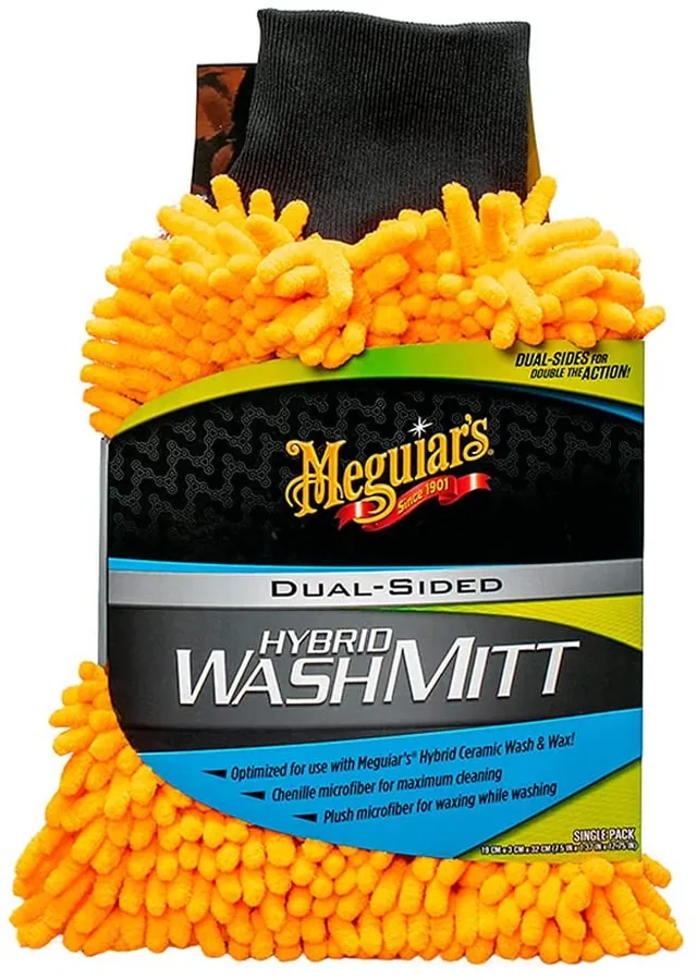 Manusa microfibra spalare auto Meguiar's Hybrid Microfibre Wash Mitt X210200, imagine produs