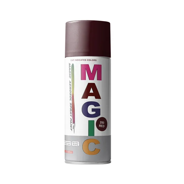 Vopsea spray Rosu 280 Magic 450 ml, imagine produs
