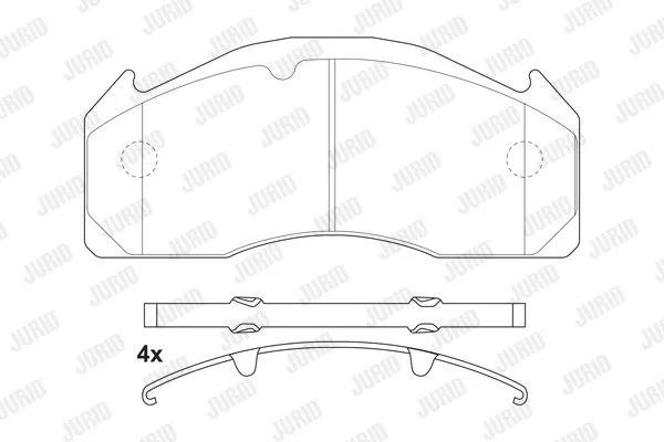 Disc frana fata stg/dr Jurid 2912509560 compatibil cu Volvo, imagine produs