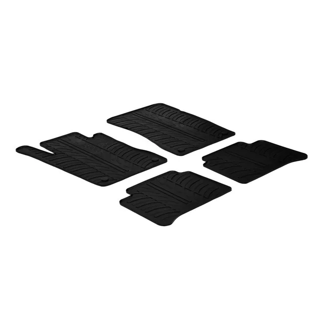 Covorase auto dedicate cauciuc Gledring GL0324 compatibil cu Mercedes E-Class W211 2003-2008, imagine produs