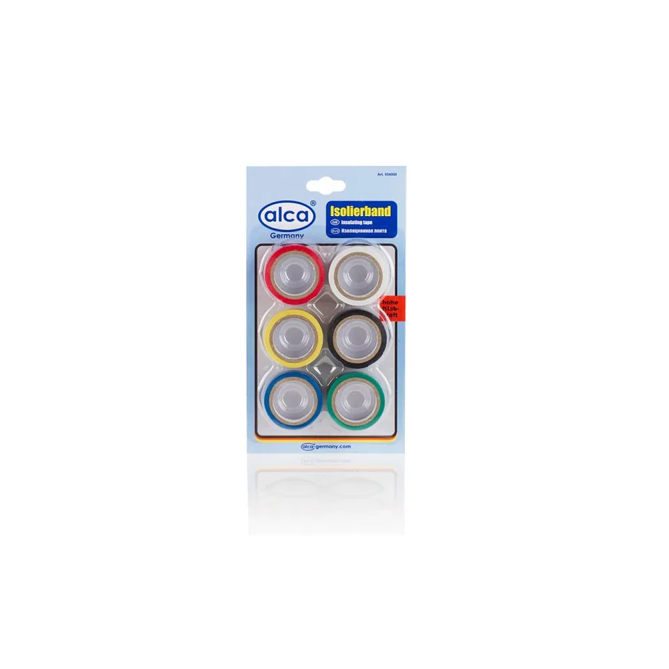 Banda izolatoare adeziva colorata 6 mm x 5 m ALCA, imagine produs