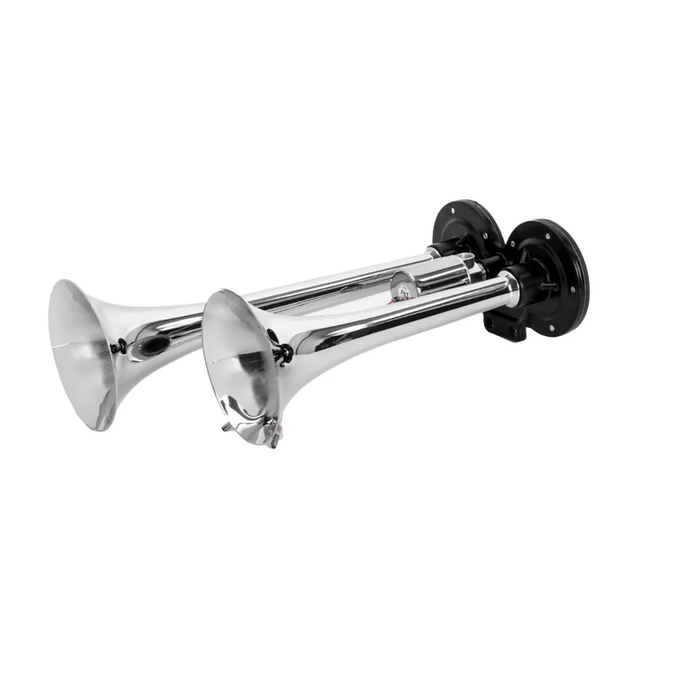 Claxon auto 2 trompete pentru compresor aer TRIMMER TRC003 12/24V, imagine produs