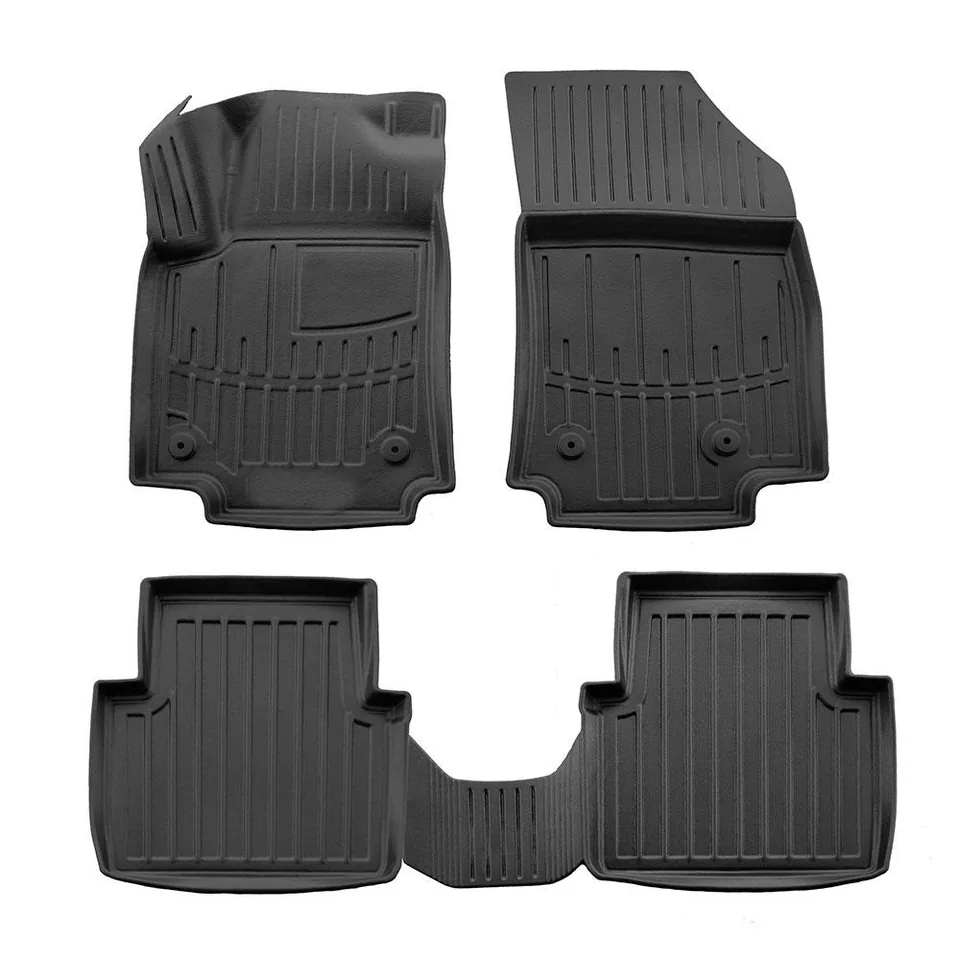 Covorase auto dedicate cauciuc Umbrella compatibil cu Opel Crossland X 2017, imagine produs