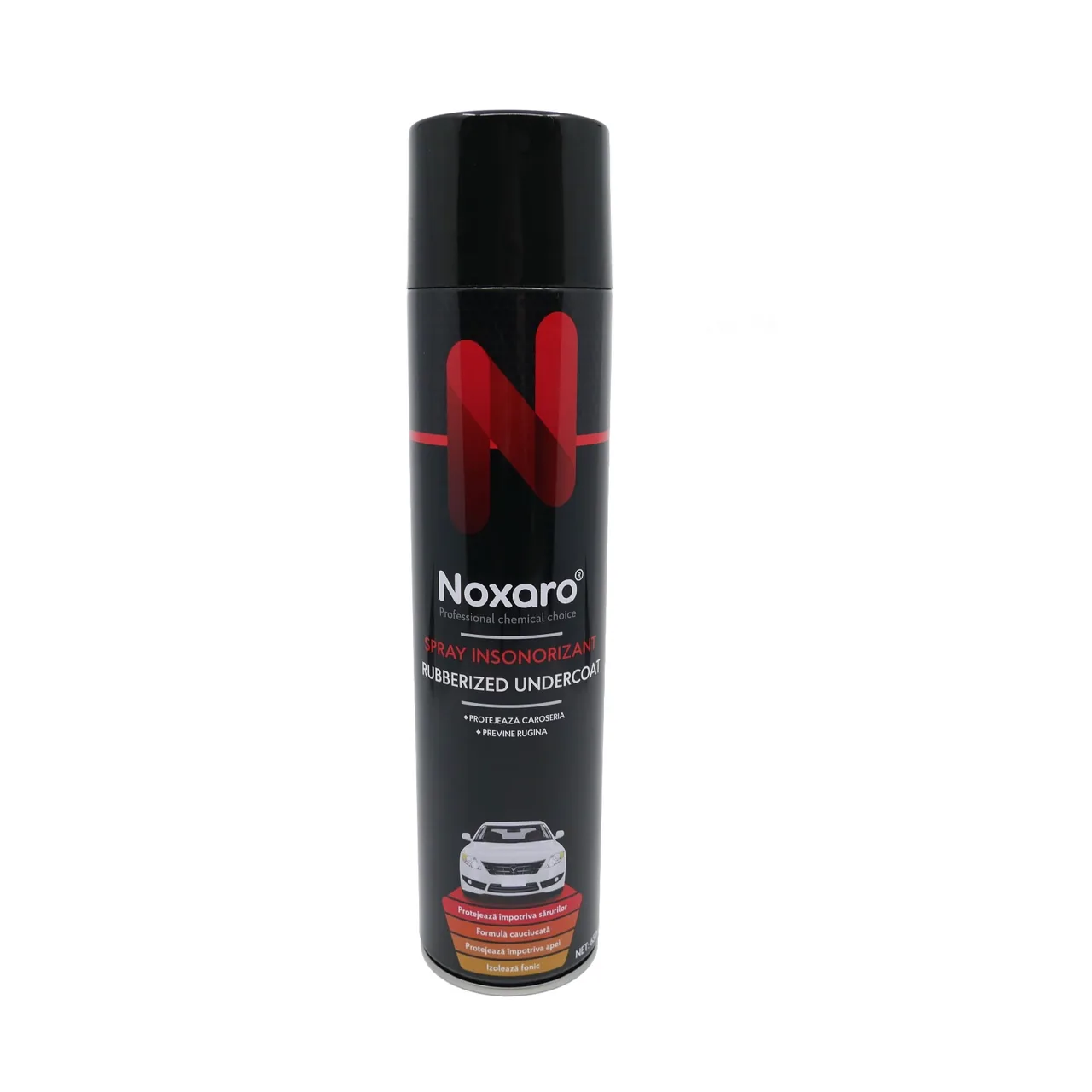 Antifon auto spray insonorizant caroserie negru 650 ml Noxaro NXR015, imagine produs