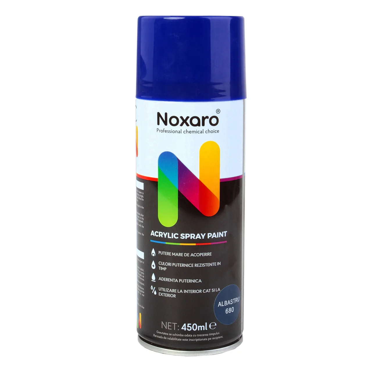 Vopsea spray Albastru 680 Noxaro 450 ml NXVPS009, imagine produs
