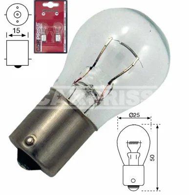 Becuri halogen P21W Carpriss 12V 21W BA15s set 2 buc 79780250, imagine produs