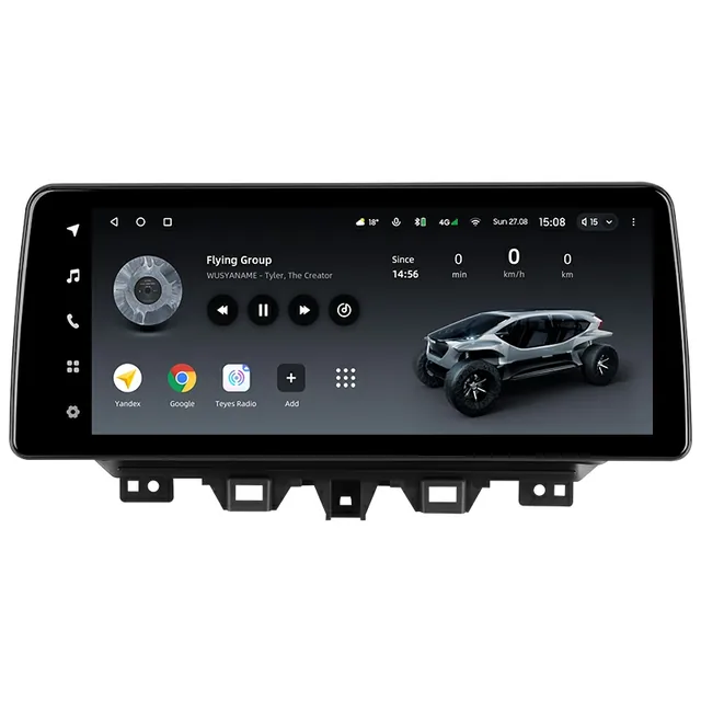 Navigatie auto android Teyes Lux One pentru Hyundai Tucson 3 (2018-2020) - 6+128GB, 12.3 inch, 4G, DSP, imagine produs