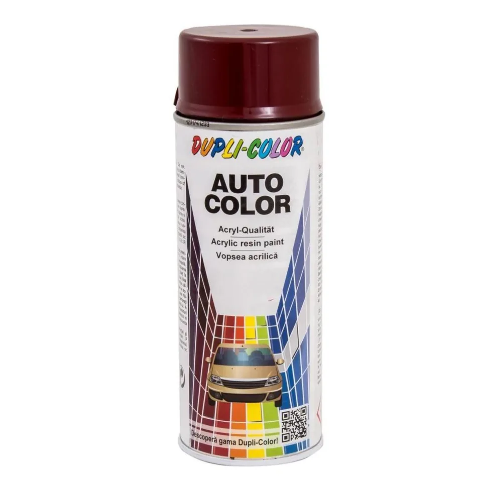 Vopsea spray auto Dacia Rosu Inca 280 Dupli-Color, imagine produs