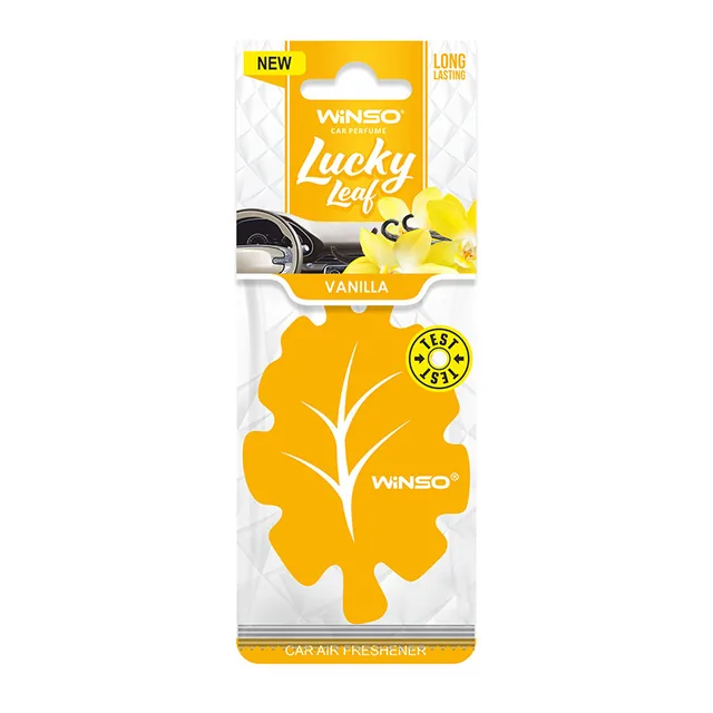 Odorizant auto card Winso Lucky Leaf Card Vanilla 537970, imagine produs