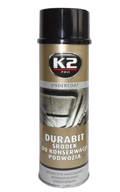 Antifon auto spray cauciucat 500 ml K2 DURABIT L320, imagine produs