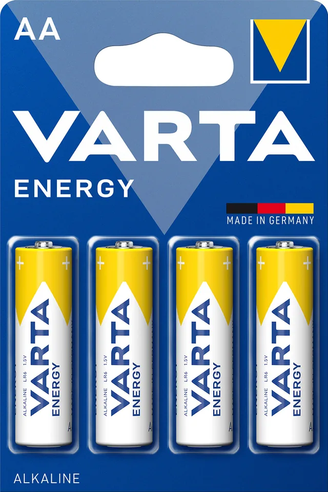 Baterii Varta Energy AA 1.5V LR06 set 4 buc 04106229414, imagine produs
