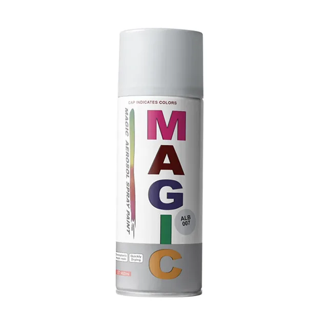 Vopsea spray Alb Mat 007 Magic 400 ml, imagine produs