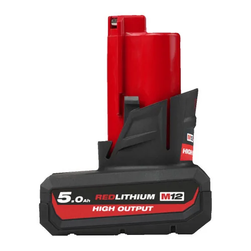 Acumulator auto Li-Ion Milwaukee M12 HIGH OUTPUT 12V 5.0Ah M12HB5 4932480165, imagine produs