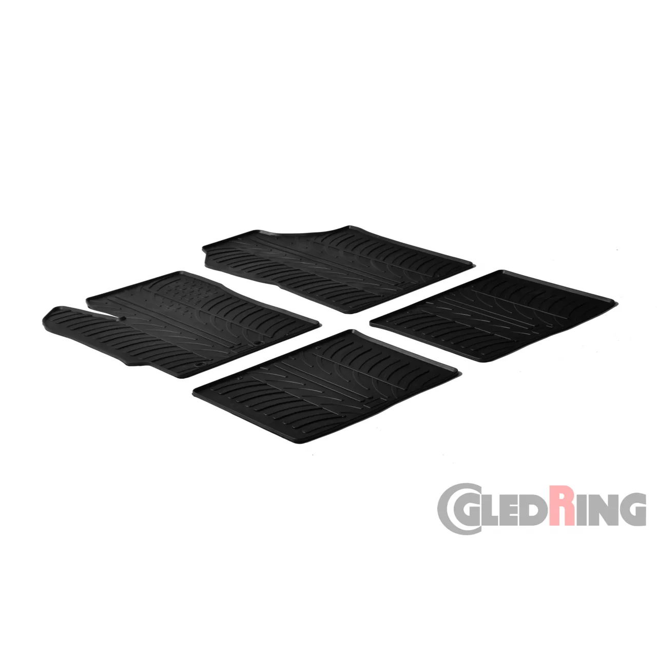 Covorase auto dedicate cauciuc Gledring GL0265 compatibil cu Toyota Yaris 2011-2017, imagine produs