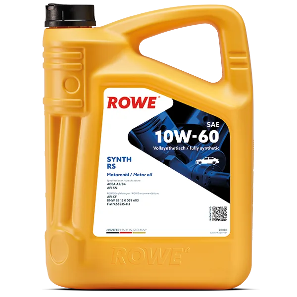 Ulei 10w60 Rowe HighTec Synt RS 5L, imagine produs