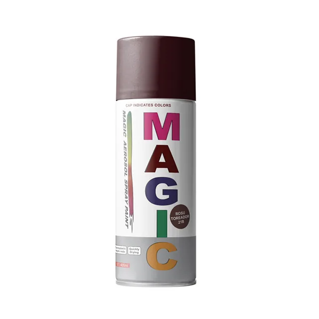 Vopsea spray Rosu Toreador 21B 450 ml Magic 12166110, imagine produs