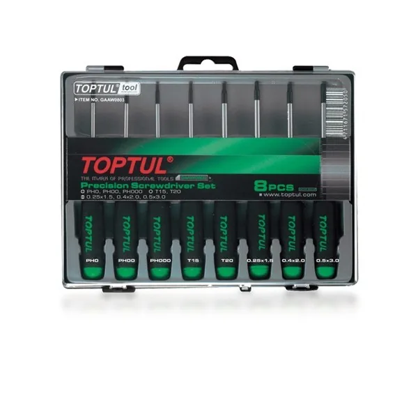 Set surubelnite precizie Toptul GAAW0802, imagine produs