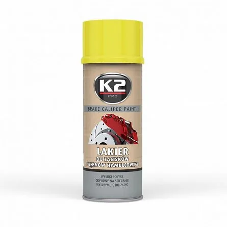 Vopsea spray etriere galben K2 BRAKE CALIPER PAINT L346ZO, imagine produs