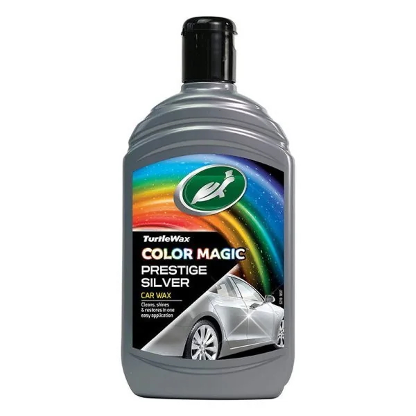 Polish ceara auto Turtle Wax Color Magic Prestige Silver TWFG52710 500 ml, imagine produs