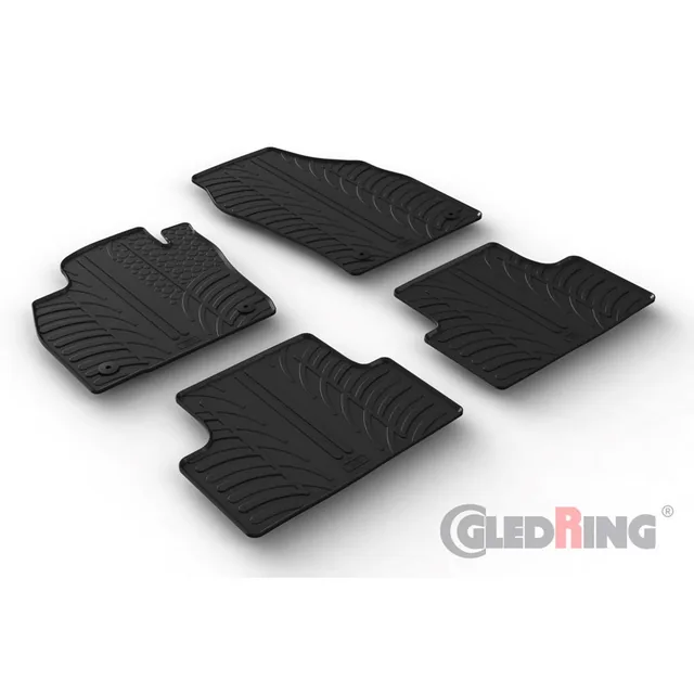 Covorase auto dedicate cauciuc Gledring GL0652 compatibil cu Volkswagen T-Cross, imagine produs