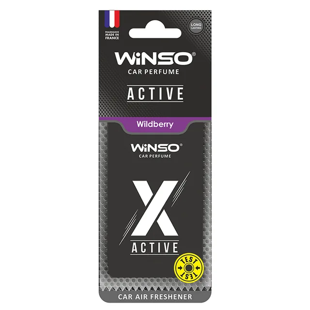 Odorizant auto card Winso X Active Card Wildberry 533600, imagine produs