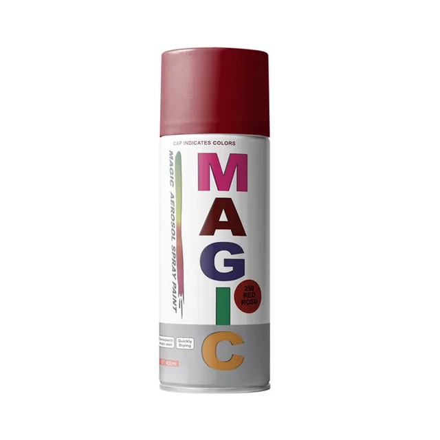 Vopsea spray Rosu 250 Magic 450 ml, imagine produs