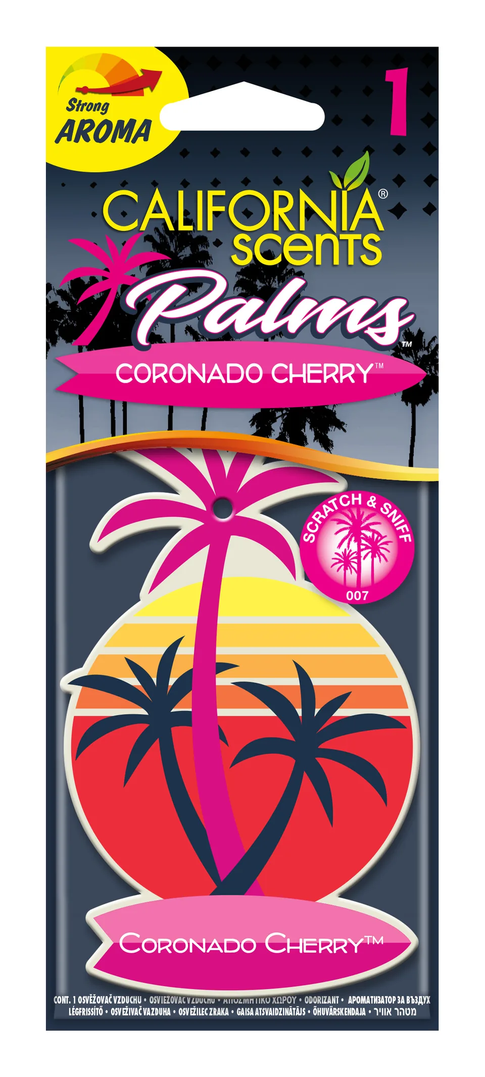 Odorizant auto California Scents Coronado Cherry 81333, imagine produs