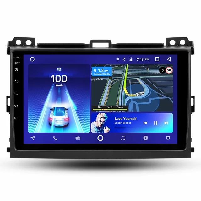 Navigatie auto android Teyes CC2 Plus pentru Toyota Land Cruiser Prado J120 (2002-2009) - Android, 6GB RAM, DSP, imagine produs