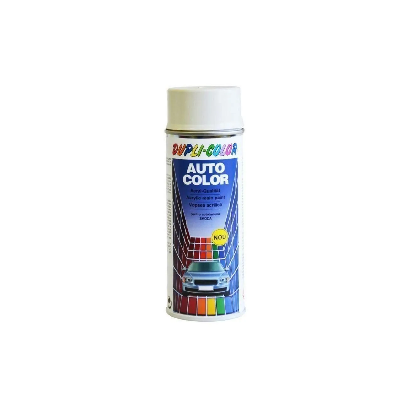 Vopsea spray auto Motip Skoda alb candy Duplicolor 350500, imagine produs
