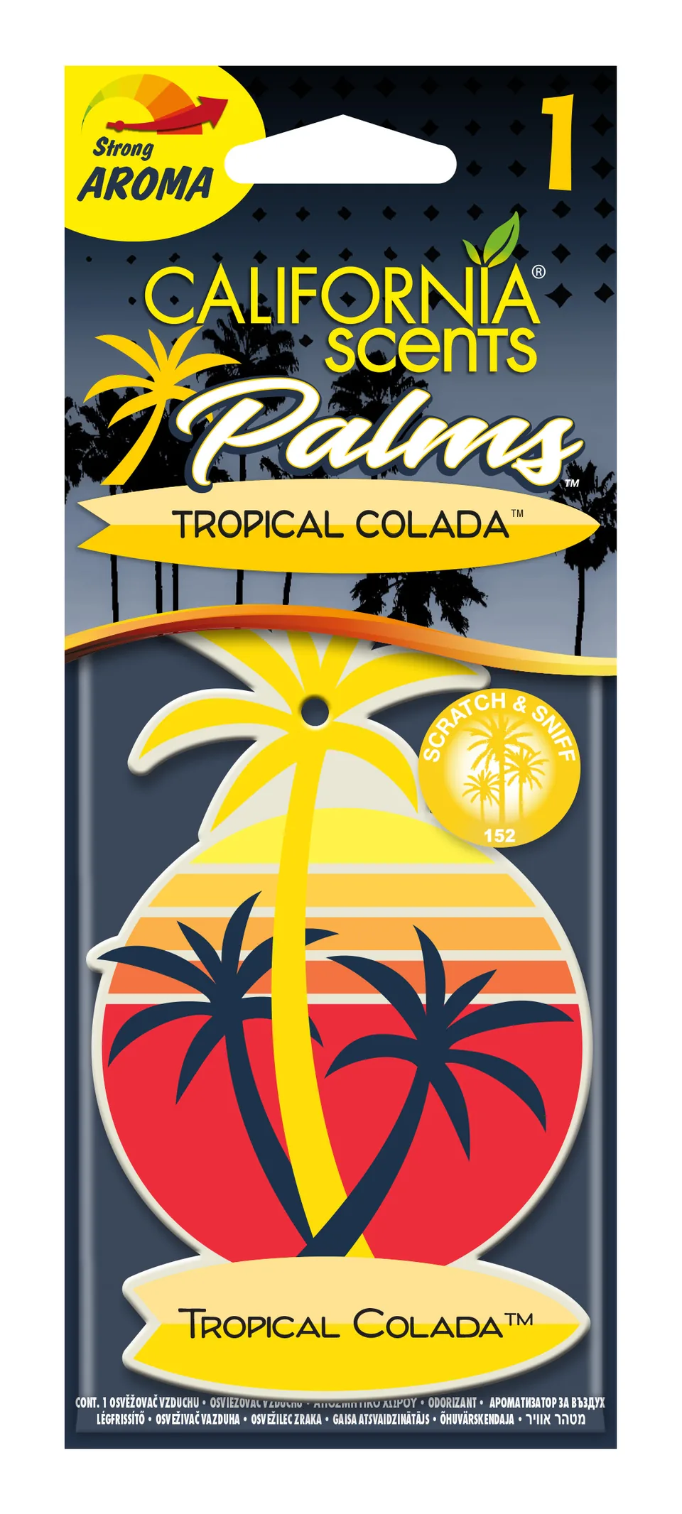 Odorizant auto California Scents Tropical Colada 81333, imagine produs