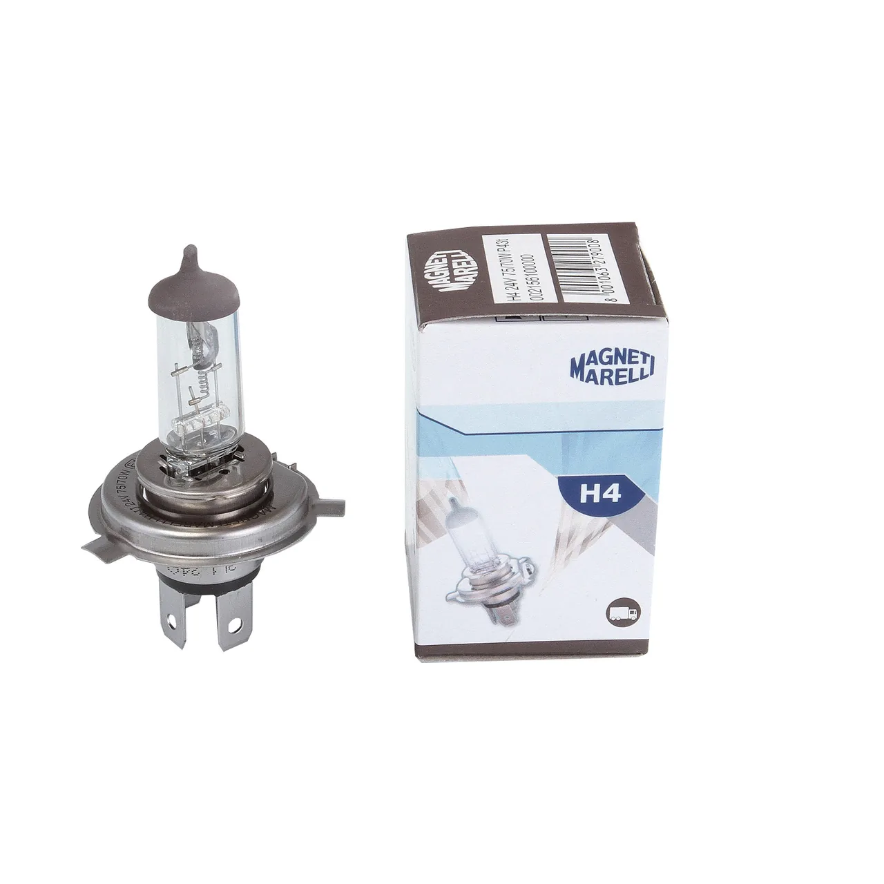 Bec H4 halogen 24V Magneti Marelli 75/70W P43t 002156100000, imagine produs