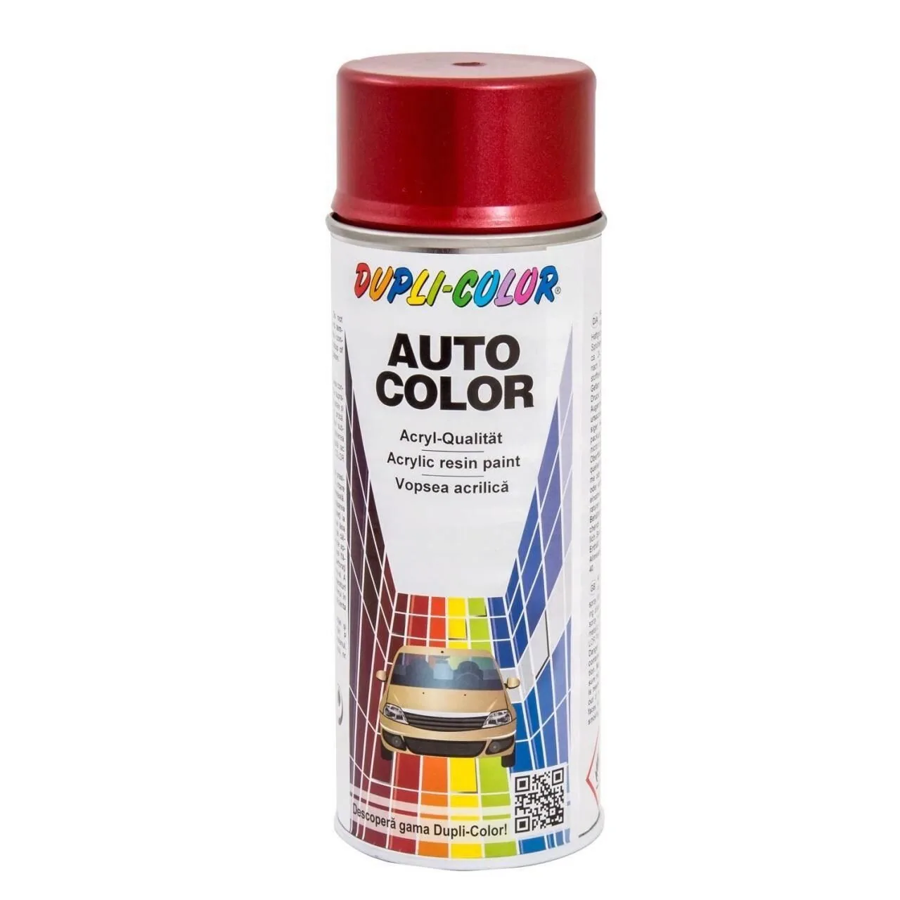 Vopsea spray auto Motip Duplicolor rosu foc 350456, imagine produs