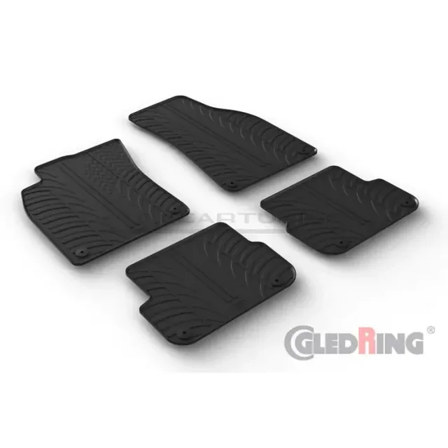 Covorase auto dedicate cauciuc Gledring GL0712 compatibil cu Audi A6 4F, imagine produs