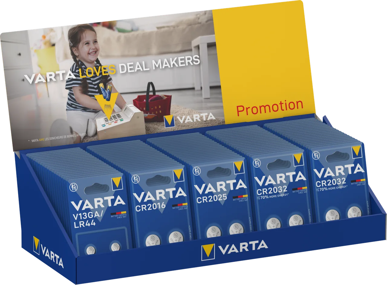 Baterii Varta 100 bucati 93769112821, imagine produs