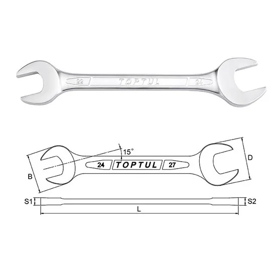 Cheie fixa 10x13 mm Toptul AAEJ1013, imagine produs