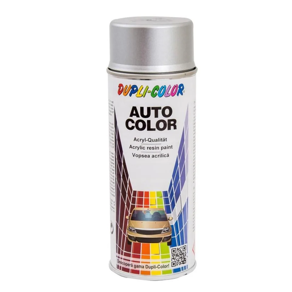 Vopsea spray auto Dacia Logan gri platina metalizata DUPLI-COLOR, imagine produs