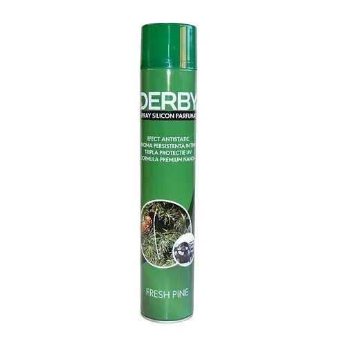 Spray silicon parfumat Pin DERBY 750 ml, imagine produs